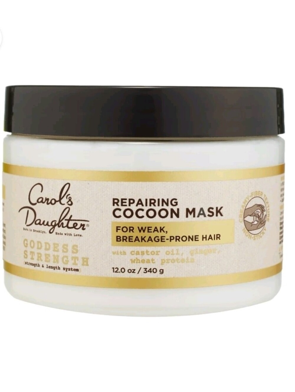 Carol's Daughter Goddess Strength Repairing Cocoon Mask — White & Gold